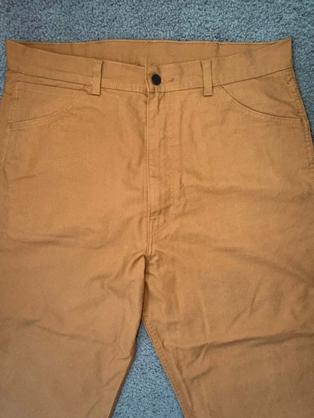 Levi’s Skateboarding Cropped Carpenter Pants Duck Canvas Brown Sugar - Sz. 36x27